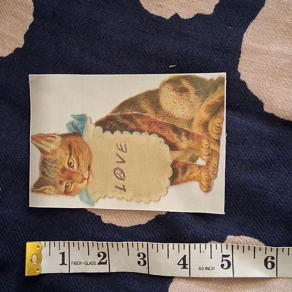 cotton patch 4.5"×5"(One Piece ONLY) for the junk journals, jabout, appl…